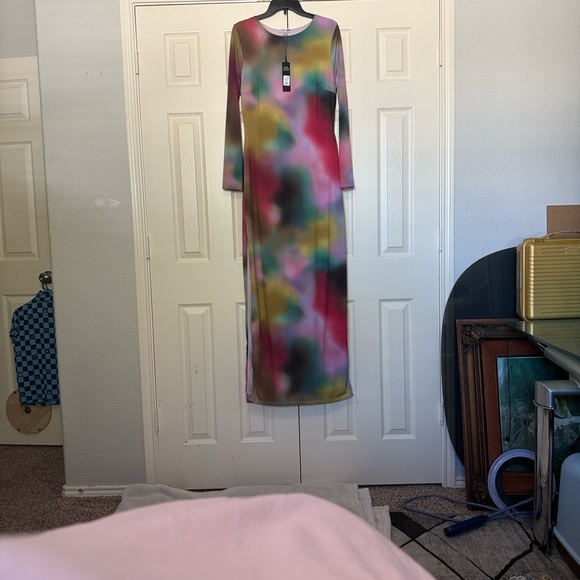 Fashion Nova Dresses & Skirts - Multicolor Long Sleeve Maxi Dress